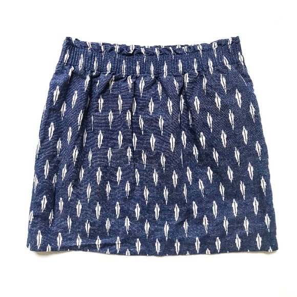 J. Crew Dresses & Skirts - J. Crew Navy Printed Skirt